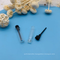 Free Sample Empty 1Ml Small Round Clear Glass Bottles For Cosmetics Perfume